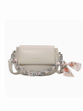 Saddle Shoulder Bag Women Top Handle Solid Crossbody Handbag