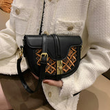 Small Vintage Leather Shoulder Bag Crossbody Bag