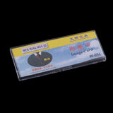 3 Pcs Clear Name Tag Holder with Hard Plastic Clip