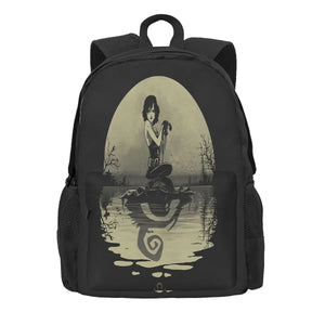 Sailing With Death Backpacks Men's and Women's Harajuku Backpack