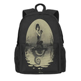 Sailing With Death Backpacks Men's and Women's Harajuku Backpack