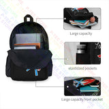 Saint 12 Laurent Lips Backpack Beach Gym Tote School Sport Bag