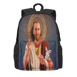 St. Nicolas Of Cage Backpack - Men's & Women's School Rucksack