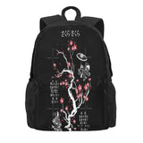 Sakura Sakura Backpack for Men and Women with Zipper