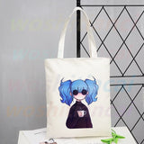 Sally Face Graphic Shopping Bag Eco Canvas Shopper Bolsas De Tela