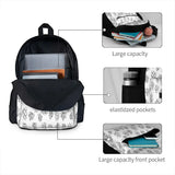 Salmonberry Pattern Backpacks Men's/Women's Eco-Friendly Teens