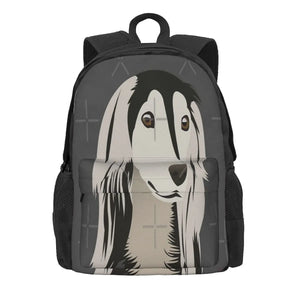 Saluki Dog Backpacks Men's Women's Kids Summer Backpack