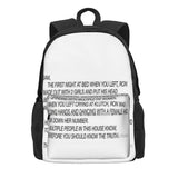 Jersey Shore 1 Backpacks Men's & Women's Back Bag