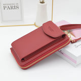 Multifunctional Mobile Phone Bag Solid Diagonal Shoulder Bag