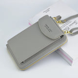 Multifunctional Mobile Phone Bag Solid Diagonal Shoulder Bag