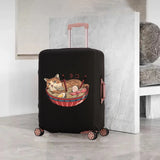Samurai Cat Luggage Cover Protects 18-32 Inch Travel Set