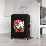 Samurai Cat Luggage Cover Protects 18-32 Inch Travel Set