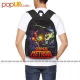 Samus Metroid Cover Graphic Backpack Large Capacity