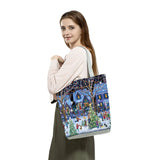 Christmas Santa Women Gift Handbag Eco Tote Reusable Shopping Bag