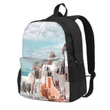 Santorini Oia Greece Backpacks Men's Backpacks Bags