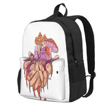 Sapphic Toadstool Frog Handful Backpacks Men's Backpacks Bags