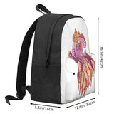 Sapphic Toadstool Frog Handful Backpacks Men's Backpacks Bags