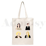 Sarah Paulson 90s Funny Handbags Shoulder Bags Casual Shopping Girls