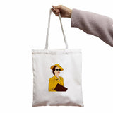 Sarah Paulson Gothic Canvas Bag Large Capacity Shoulder Bag