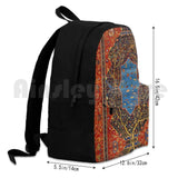 Sarouk Fereghan Persian Carpet Print Outdoor Hiking Backpack