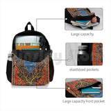 Sarouk Fereghan Persian Carpet Print Outdoor Hiking Backpack