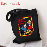 Vintage Harajuku Shopper Bag Canvas Shoulder Large-capacity