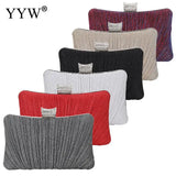 Satin Box Handbag Chain Shoulder Bags Party Clutch Purse Underarm Handbgs