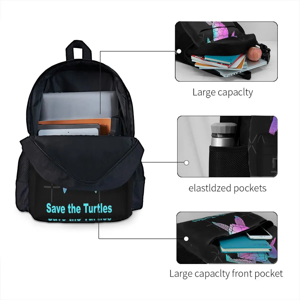 Turtle Vsco Backpack for Men and Women