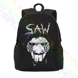 Jigsaw Metal Billy Puppet Gothic Punk Backpack Travel Art Print