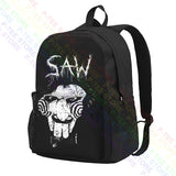 Jigsaw Metal Billy Puppet Gothic Punk Backpack Travel Art Print