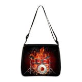 Saxophone Musical Instrument Print Handbag Style Underarm Bag