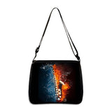 Saxophone Musical Instrument Print Handbag Style Underarm Bag