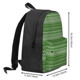 Scandinavian Green Knit Backpacks Men's Waterproof Reusable Bag
