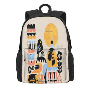 Scandi Pug Yoga Backpacks Men's & Women's Bags