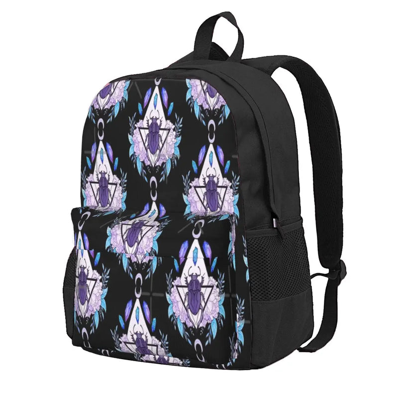 Scarab Queen Nikury Backpacks Men Women Zipper Man Backpack