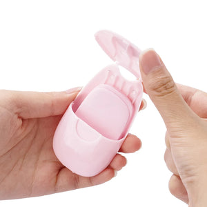 Disposable Scented Soap Paper 50pcs/box Convenient Cleaning Bathing Hand Washing