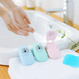 Disposable Scented Soap Paper 50pcs/box Convenient Cleaning Bathing Hand Washing