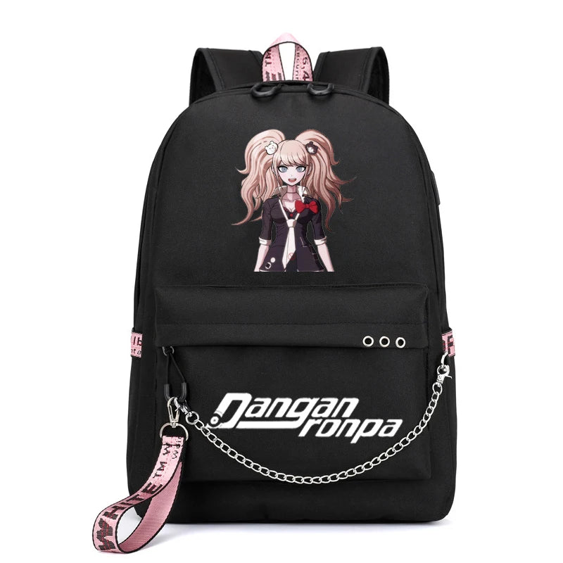 Anime Danganronpa Teenagers School Backpack