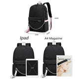 Anime Danganronpa Teenagers School Backpack