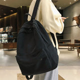 Canvas Girls Backpack Large Capacity Teen Travel Bag Mochila