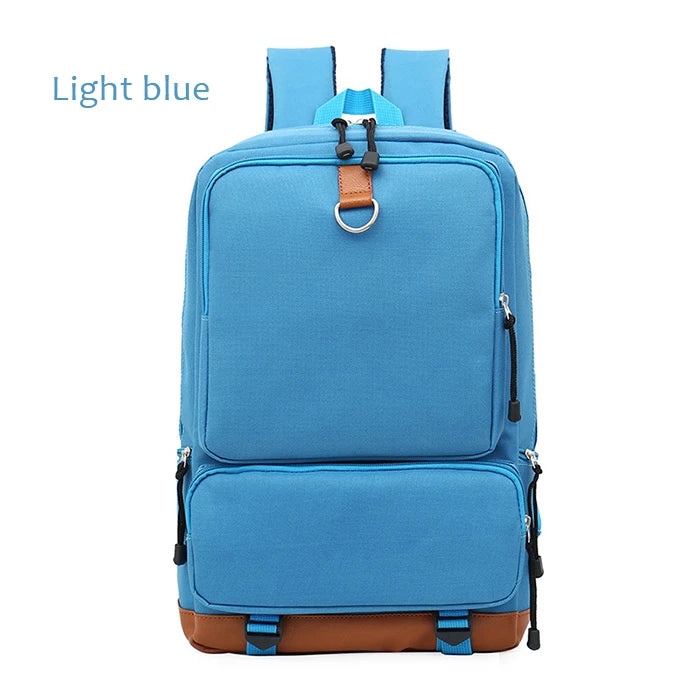 Canvas Laptop Bag 15.6 Inch Travel Backpack