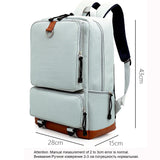Canvas Laptop Bag 15.6 Inch Travel Backpack