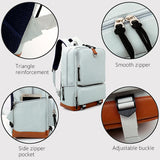 Canvas Laptop Bag 15.6 Inch Travel Backpack