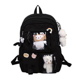 Student School Laptop Backpack Casual Travel Bag