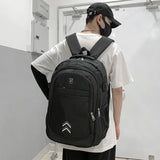 Durable Oxford Cloth School Backpack for Men
