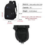 Durable Oxford Cloth School Backpack for Men
