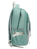 Pink Striped School Backpack for Teenage Girls Soft Fabric