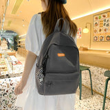 Lightweight Waterproof Nylon School Backpack Large Capacity Bagpack