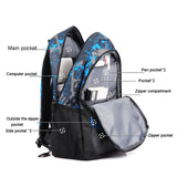 Luminous Zipper School Backpack for Teenagers