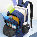 Student Backpack Cartoon Schoolbag Adjustable Strap Zipper Large Capacity